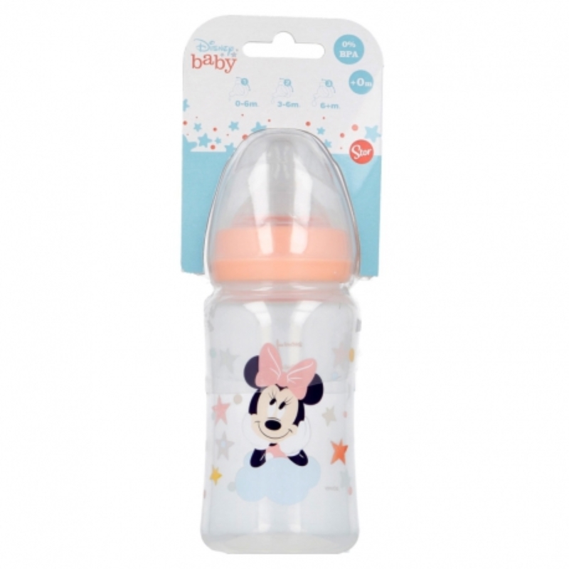 Minnie Mouse - Butelka ze smoczkiem 240 ml (Indigo dreams)