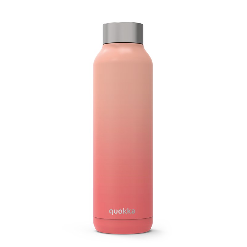 Quokka Solid - Butelka termiczna ze stali nierdzewnej 630 ml (Peach)