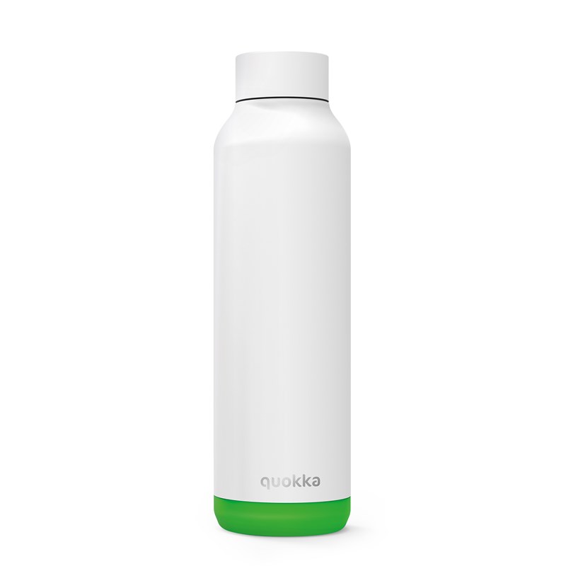 Quokka Solid - Butelka termiczna ze stali nierdzewnej 630 ml (Lime Vibe)