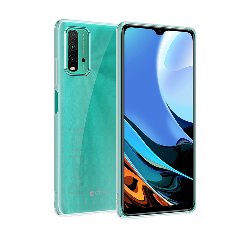 Crong Crystal Slim Cover - Etui Xiaomi Redmi 9T (przezroczysty)