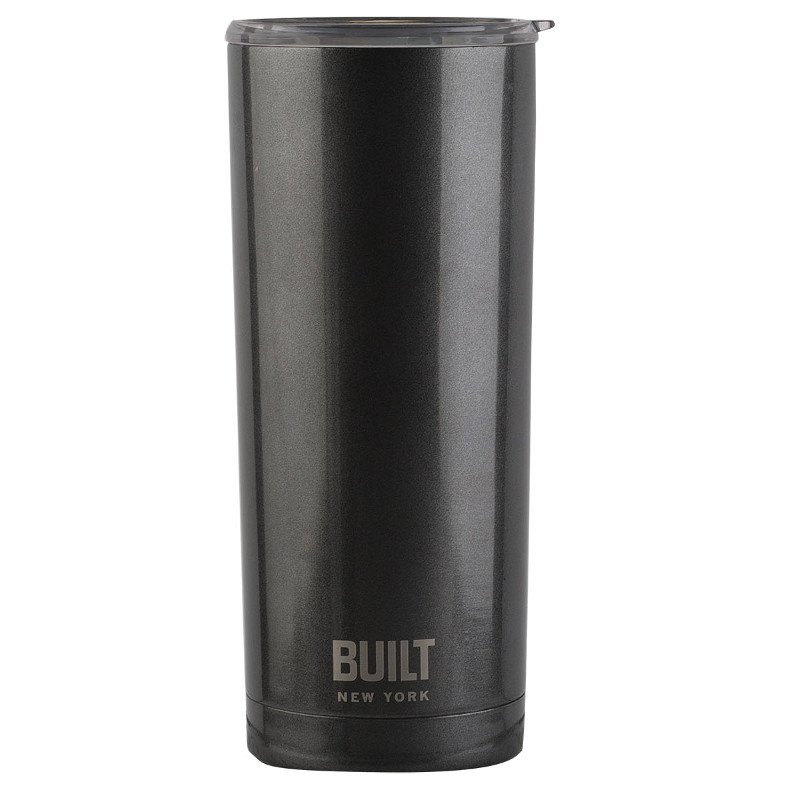 BUILT Vacuum Insulated Tumbler - Stalowy kubek termiczny z izolacją próżniową 600 ml (Charcoal Grey)