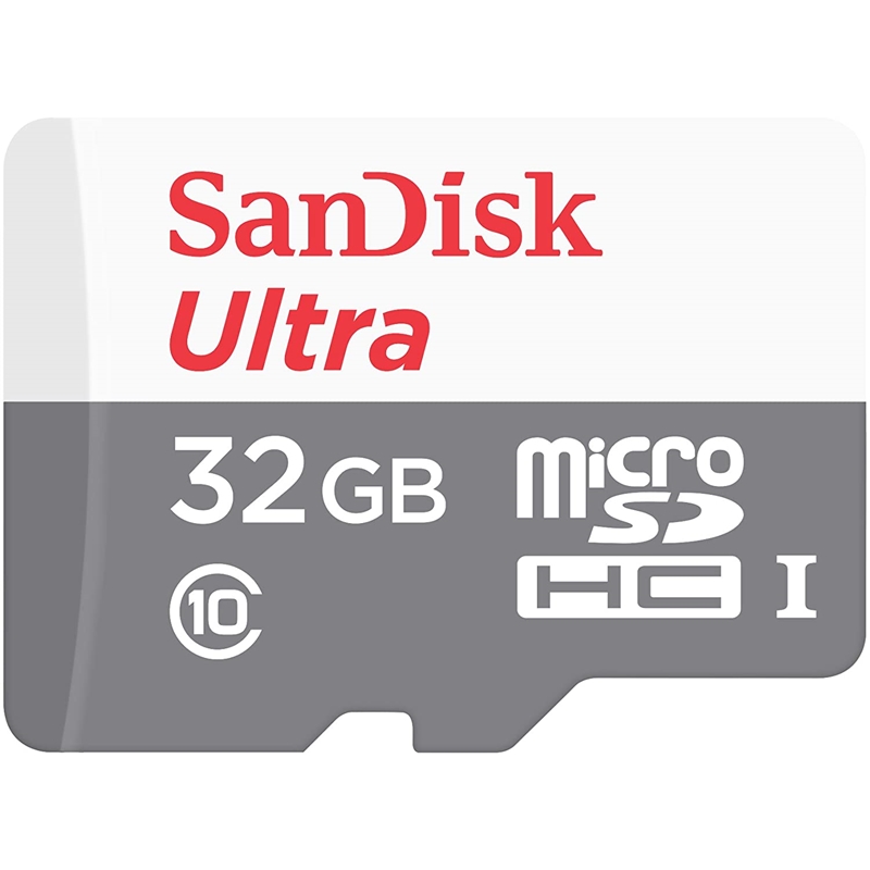 SanDisk Ultra microSDHC - Karta pamięci 32 GB Class 10 UHS-I 100MB/s z adapterem