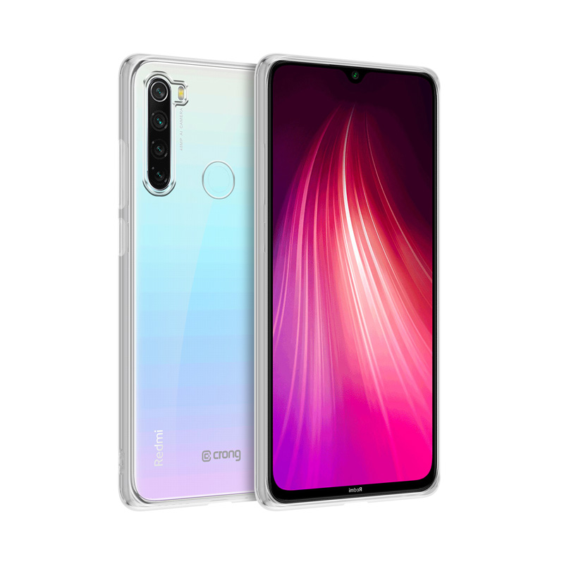 Crong Crystal Slim Cover - Etui Xiaomi Redmi Note 8 (przezroczysty)