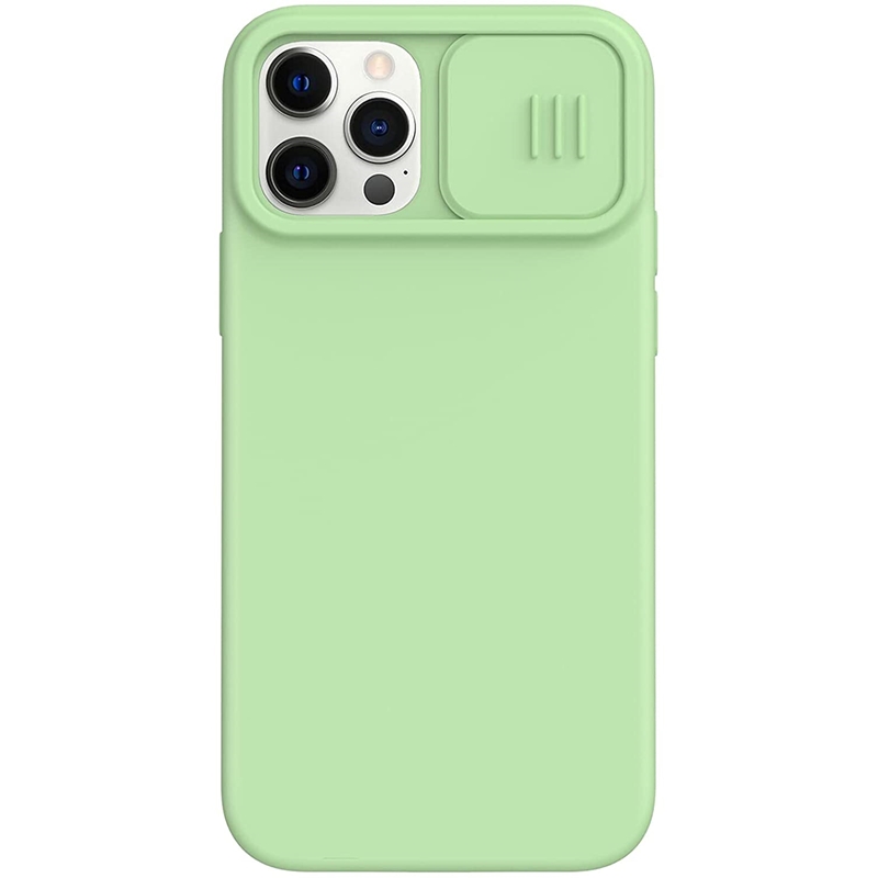 Nillkin CamShield Silky Magnetic - Etui Apple iPhone 12 / 12 Pro z osłoną aparatu (Matcha Green)