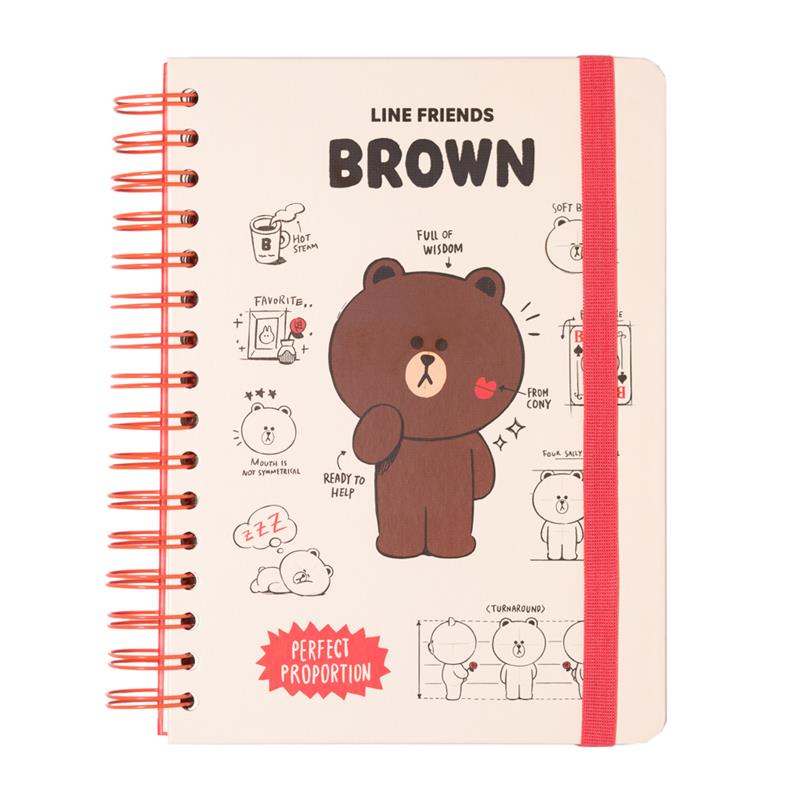 Line Friends - Notes / Notatnik A5