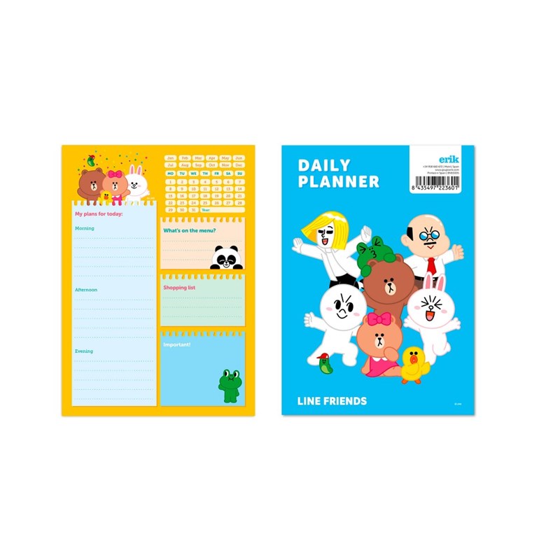 LINE FRIENDS - Planner dzienny A5