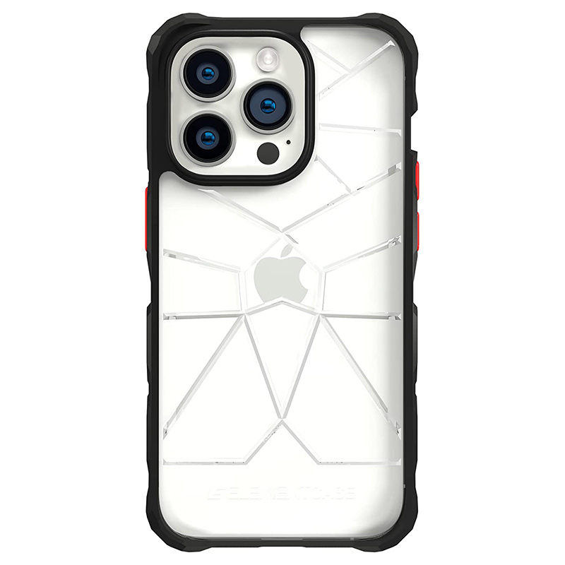 Element Case Special Ops X5 - Pancerne etui iPhone 14 Pro Max (Mil-Spec Drop Protection) (Clear/Black)