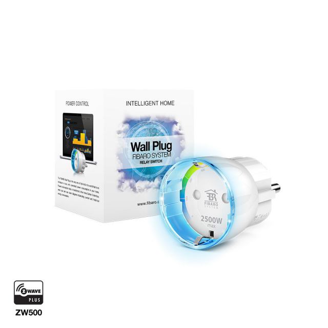 FIBARO Wall Plug F - Inteligentny włącznik sprzętów elektrycznych Z-Wave Plus