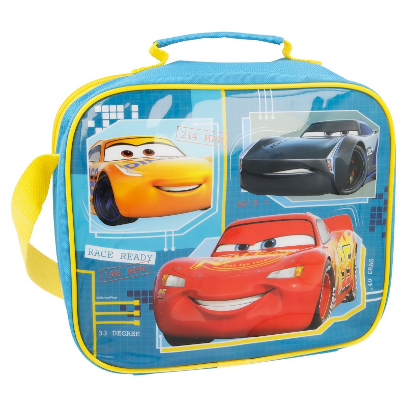 Cars - Zestaw Śniadaniówka / Lunchbox + bidon (530 ml) w torbie