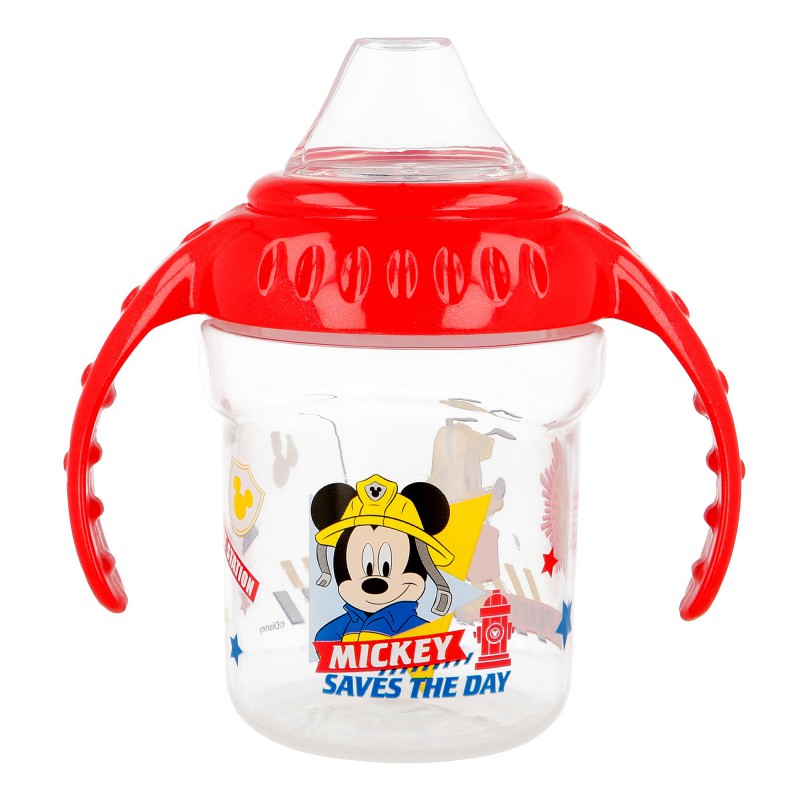 Mickey Mouse - Kubek niekapek / Butelka z silikonowym ustnikiem 250 ml