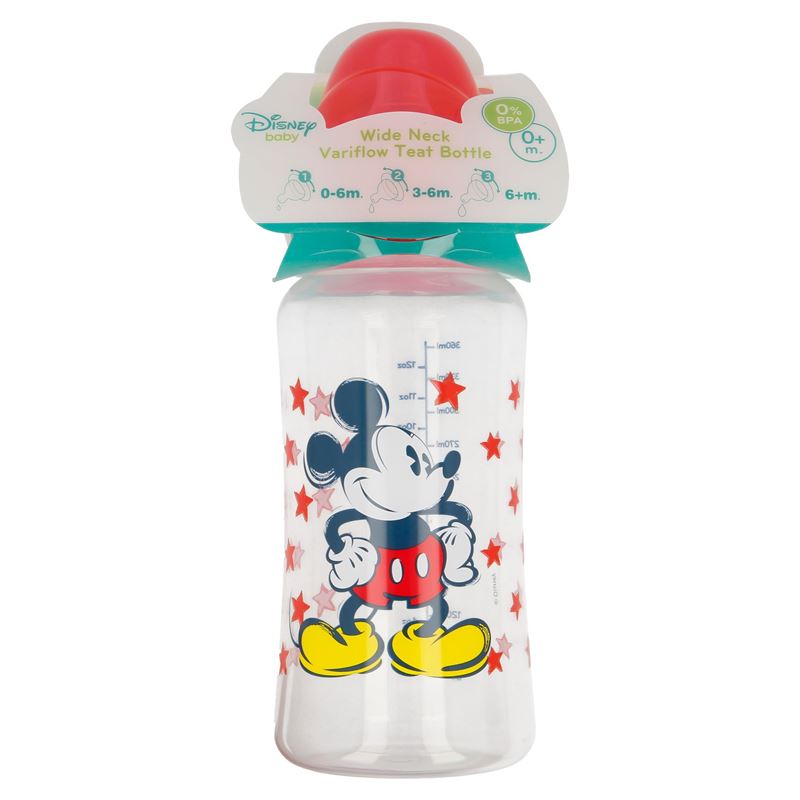 Mickey Mouse - Butelka ze smoczkiem 0 m+ 360 ml