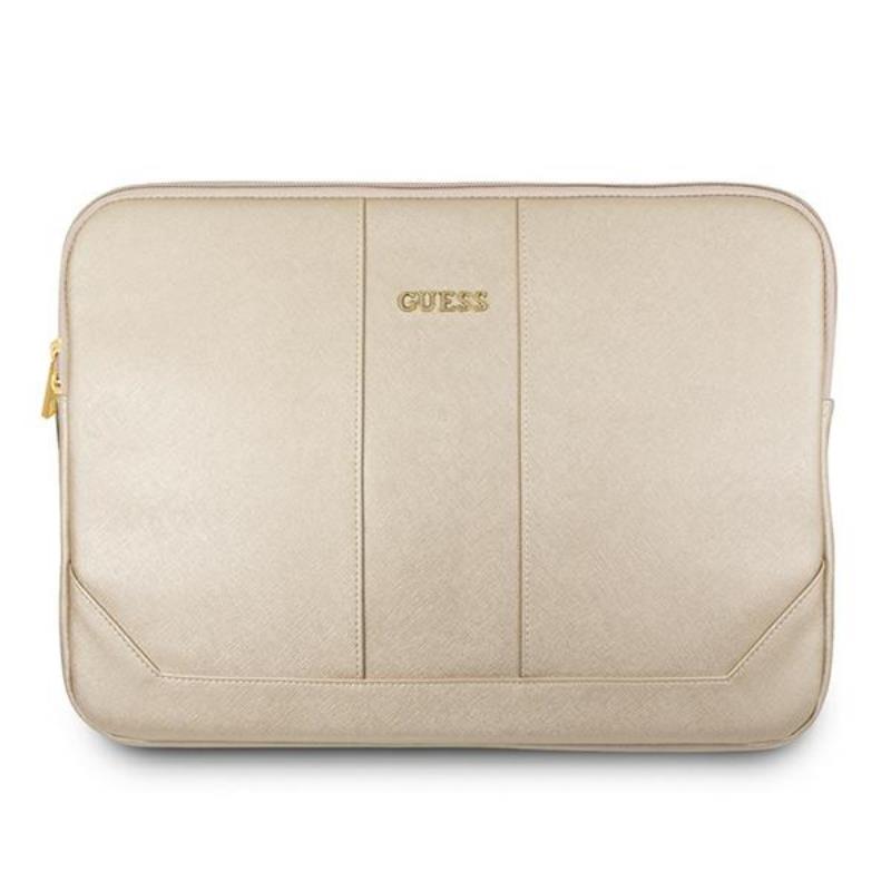 Guess Saffiano Computer Sleeve – Etui na notebooka 13” (beżowy)