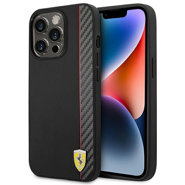 Ferrari Carbon – Etui iPhone 14 Pro Max (Czarny)