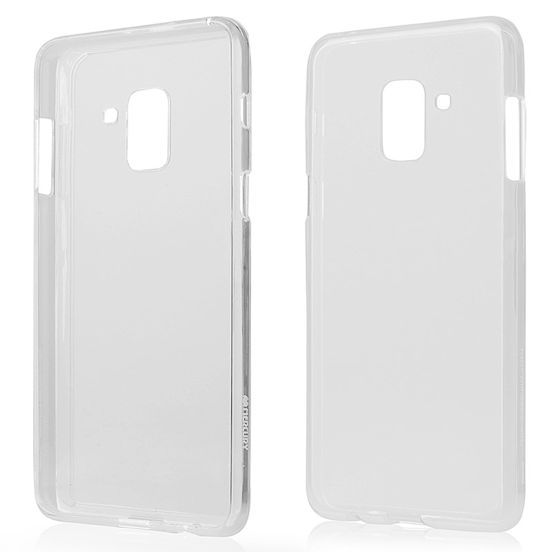 Mercury Transparent Jelly - Etui Samsung Galaxy A8 (2018) (przezroczysty)