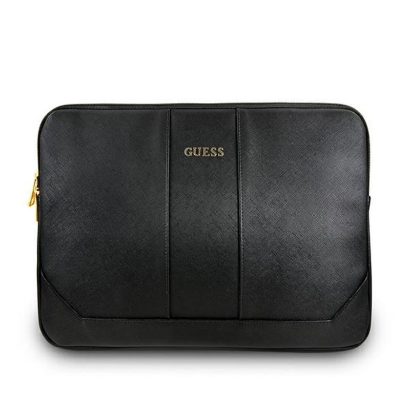 Guess Saffiano Computer Sleeve – Etui na notebooka 13” (czarny)