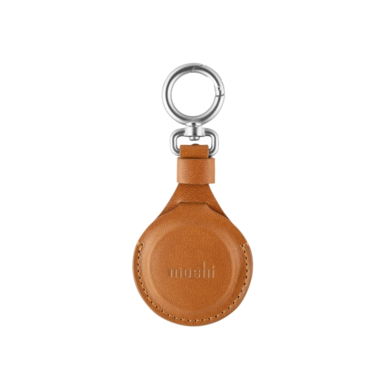 Moshi AirTag Key Ring - Brelok premium do Apple AirTag (Caramel Brown)