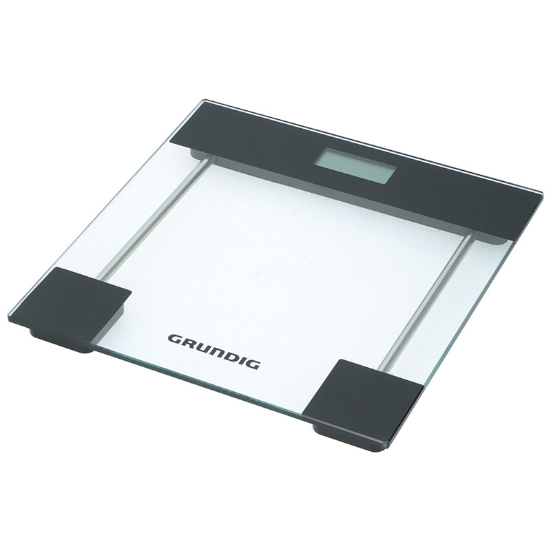 Grundig - elektroniczna waga łazienkowa, szklana, do 180 kg
