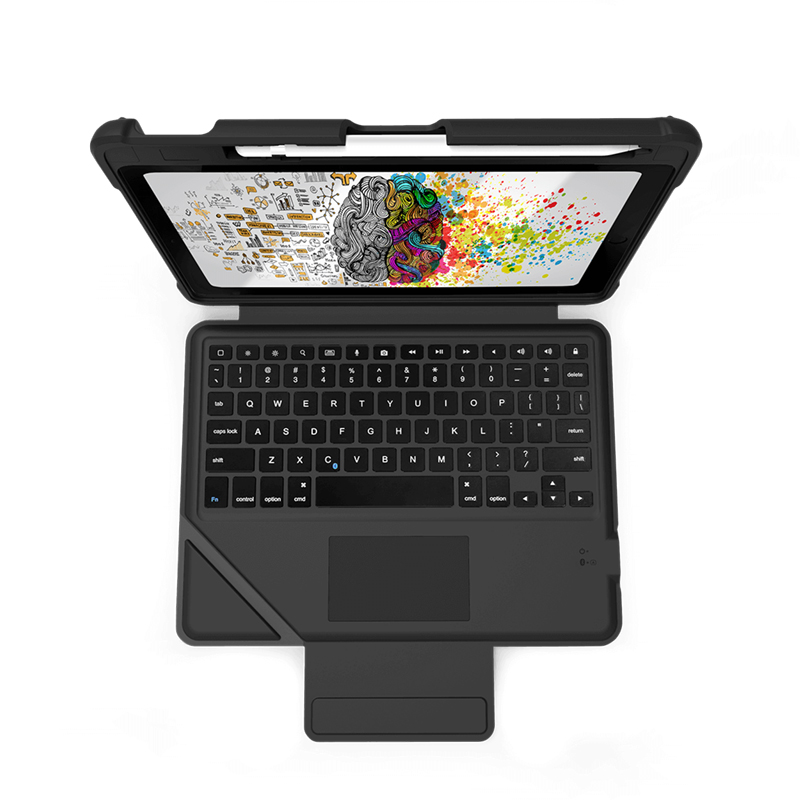 STM Dux Keyboard Trackpad Case – Etui z klawiaturą i gładzikiem iPad 10.2” (2019-2021) MIL-STD-810G (Black)