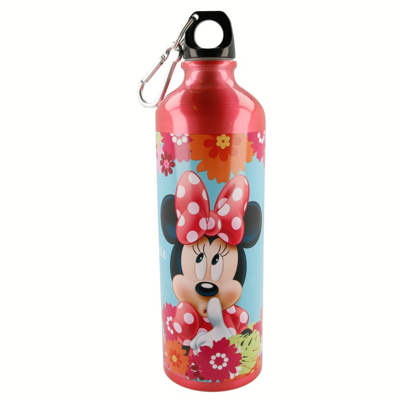 Minnie Mouse - Butelka aluminiowa z karabińczykiem 750 ml