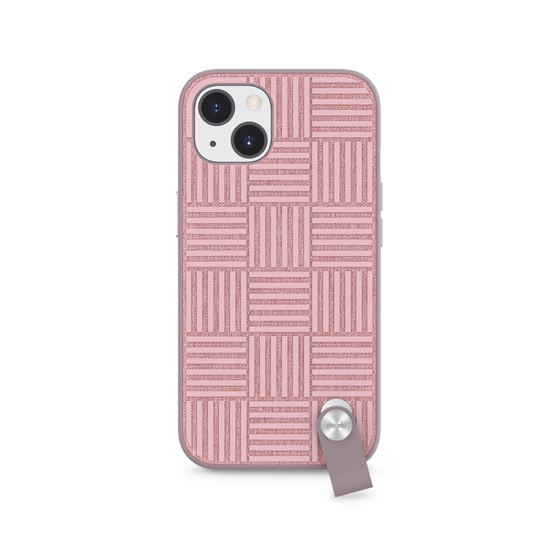 Moshi Altra - Etui z odpinaną smyczką iPhone 13 (antybakteryjne NanoShield™) (Pink)