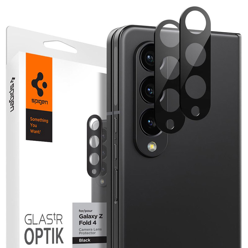 Spigen Optik.TR Camera Lens Protector - Szkło ochronne na obiektyw do Samsung Galaxy Z Fold 4 (2 szt)