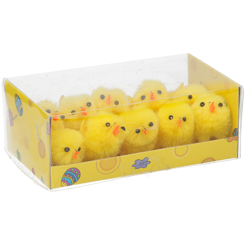 Articasa - Figurki kurczaków zestaw 10 szt. opakowanie pudełko