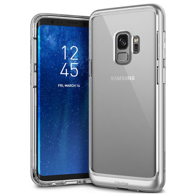 Caseology Skyfall Case - Etui Samsung Galaxy S9 (Silver)