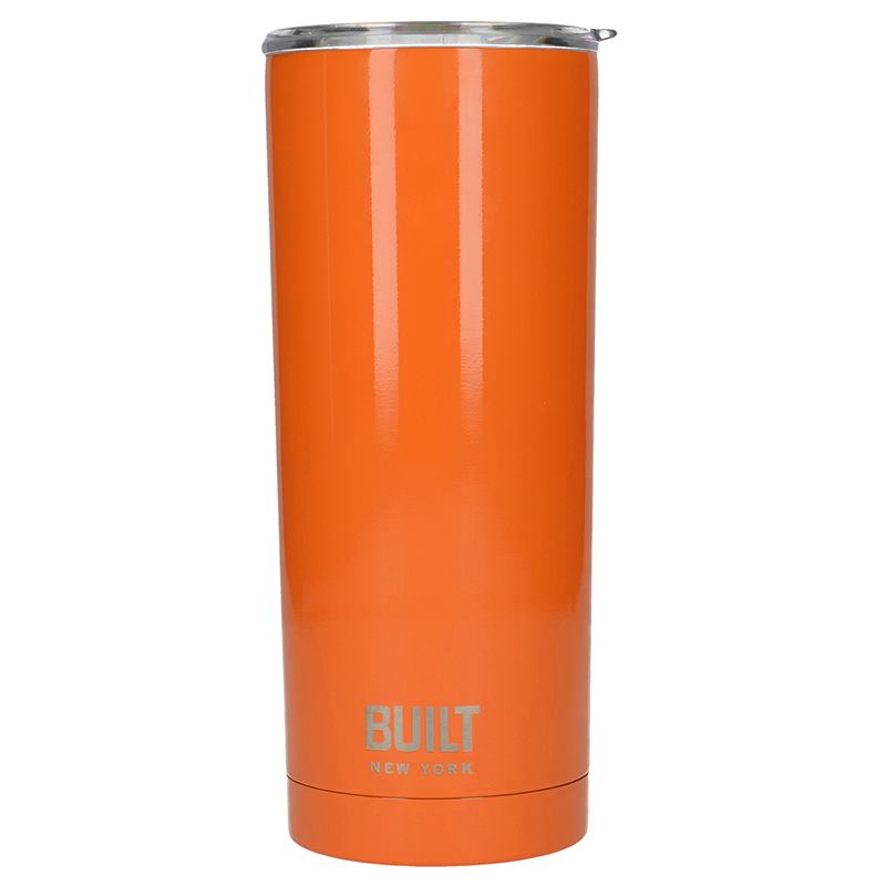 BUILT Vacuum Insulated Tumbler - Stalowy kubek termiczny z izolacją próżniową 600 ml (Orange)