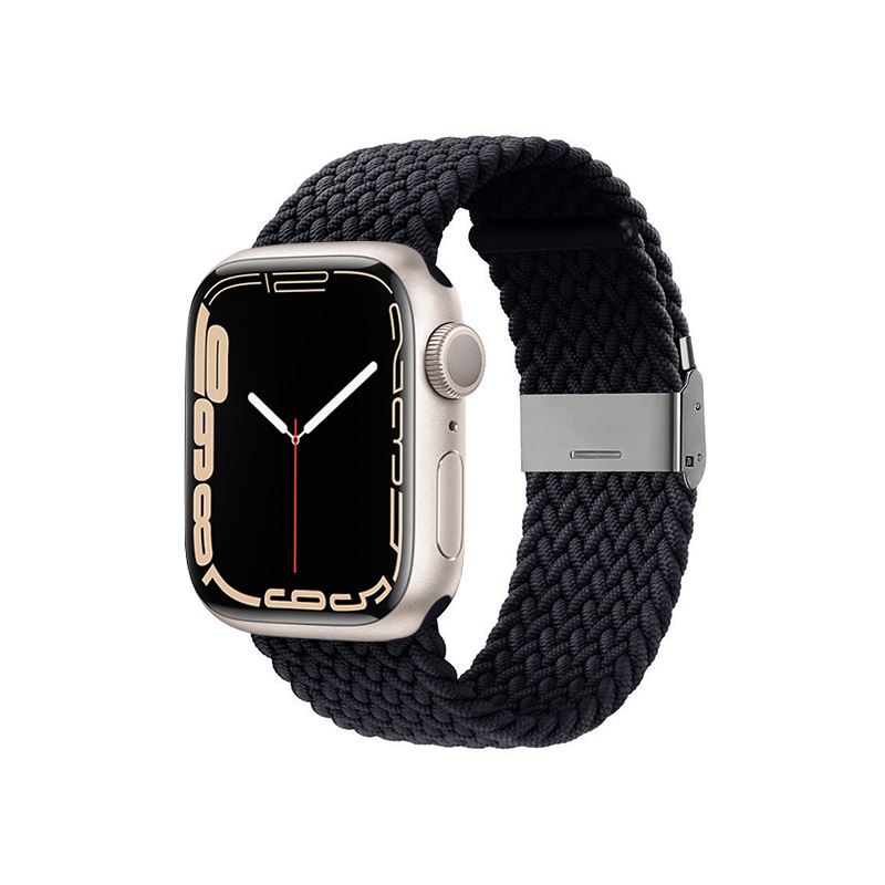 Crong Wave Band – Pleciony pasek do Apple Watch 38/40/41 mm (grafitowy)