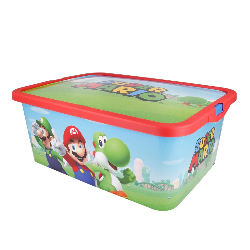 Super Mario - Pojemnik / organizer na zabawki 13 l