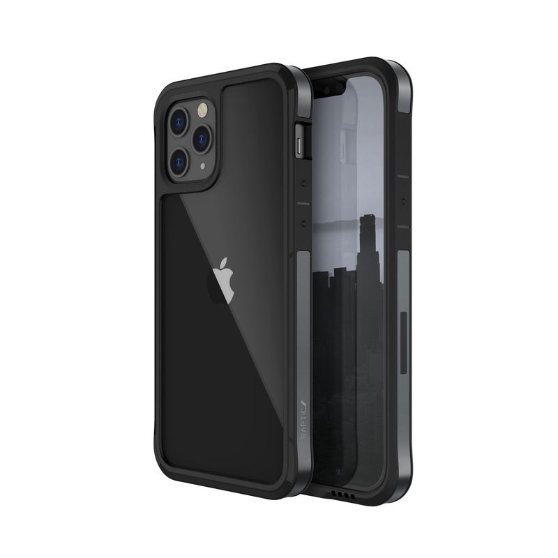 X-Doria Raptic Edge - Etui aluminiowe iPhone 12 Pro Max (Drop test 3m) (Black)