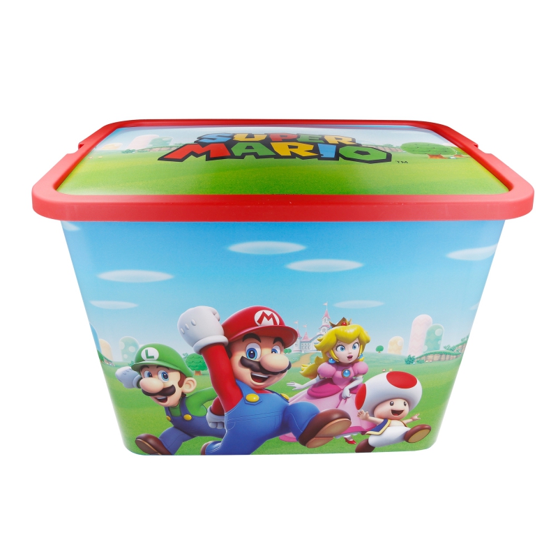 Super Mario - Pojemnik / organizer na zabawki 23 l