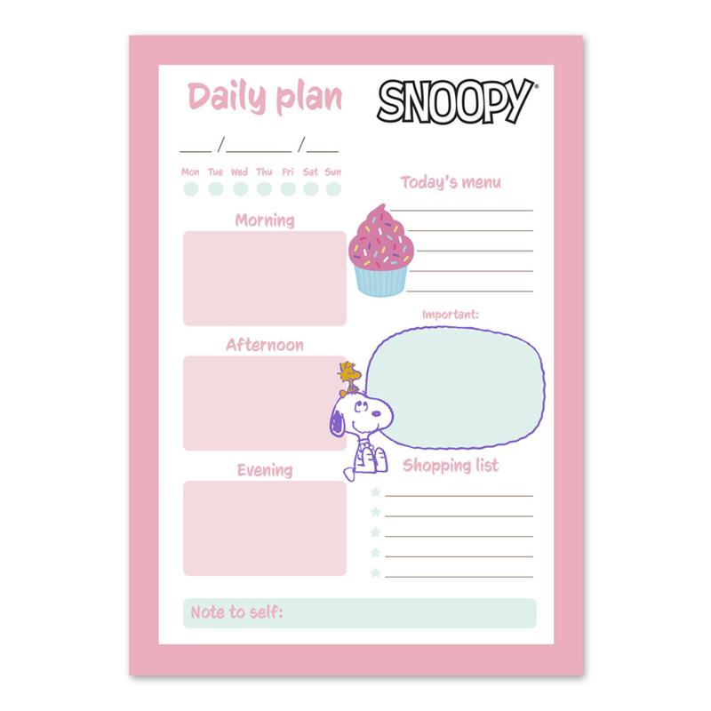 Snoopy - Planner dzienny 54 strony A5