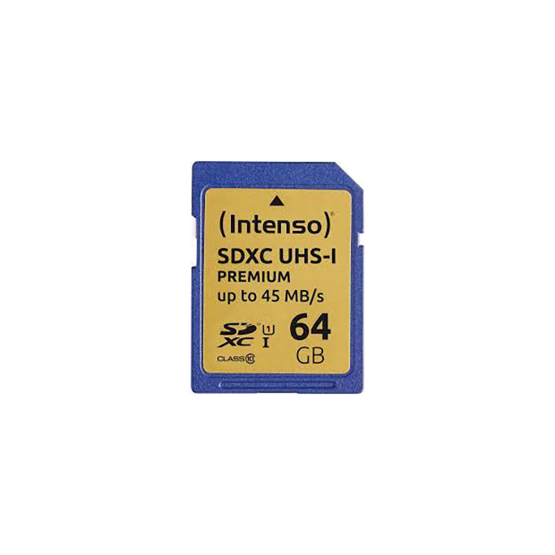 Intenso SDXC - Karta pamięci 64 GB Class 10 U1 UHS-1 10/45 MB/s