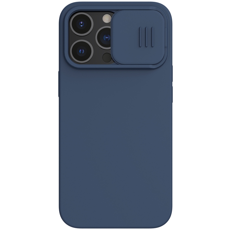 Nillkin CamShield Silky - Etui Apple iPhone 13 Pro z osłoną aparatu (Midnight Blue)