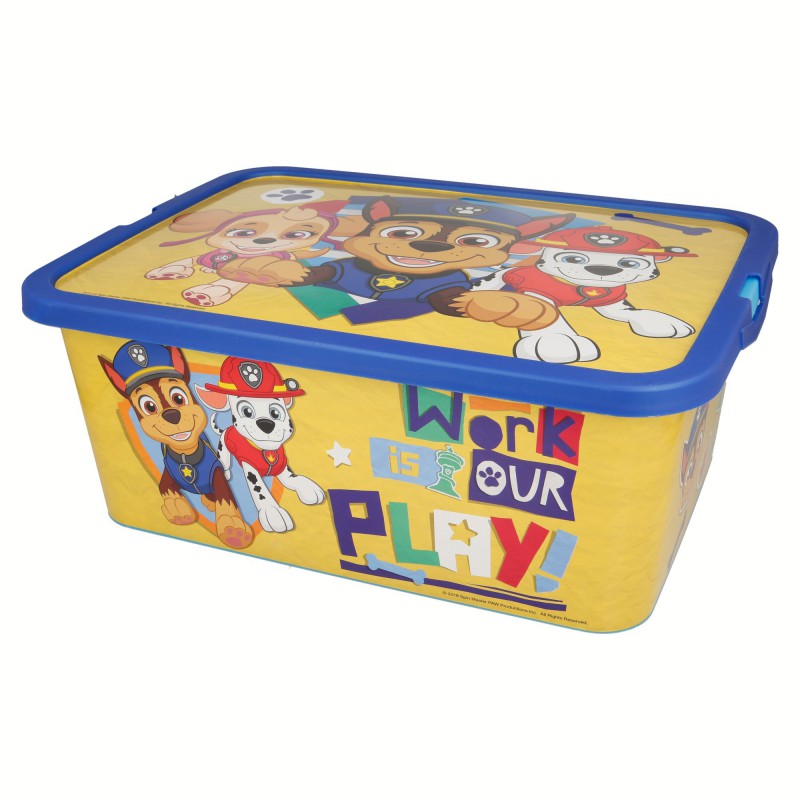 Paw Patrol - Pojemnik / organizer na zabawki Psi Patrol 13 L